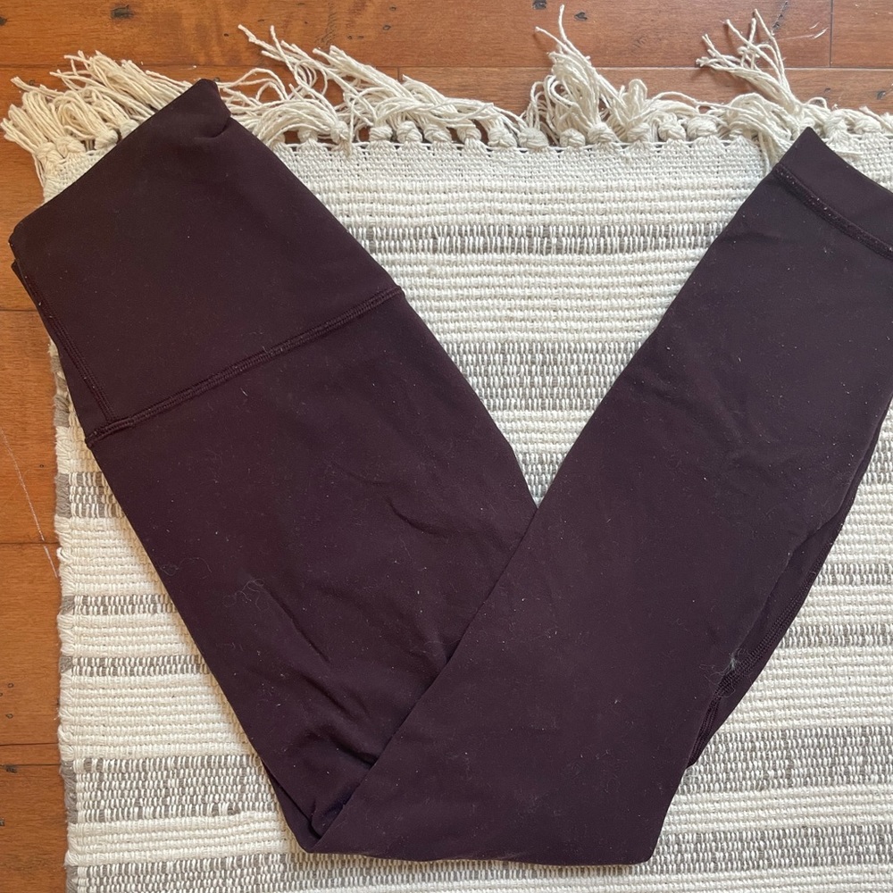 Purple Lululemon Align Leggings, size 6
